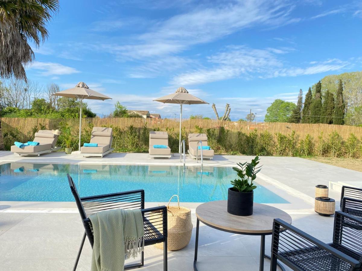 My Corfu Luxury Villa With Private Pool Sidárion Exterior foto