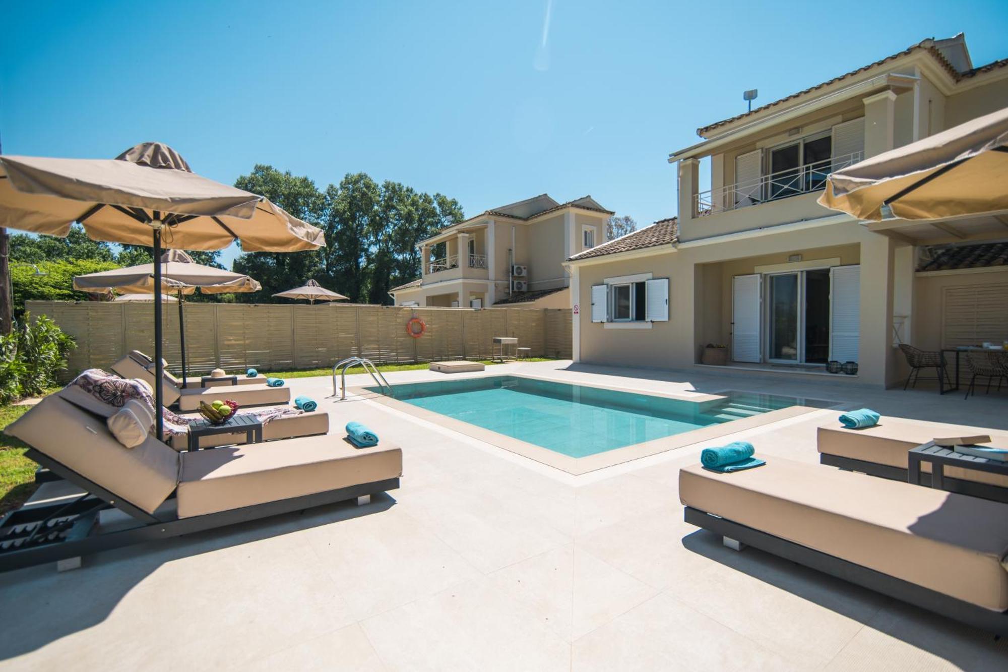 My Corfu Luxury Villa With Private Pool Sidárion Exterior foto